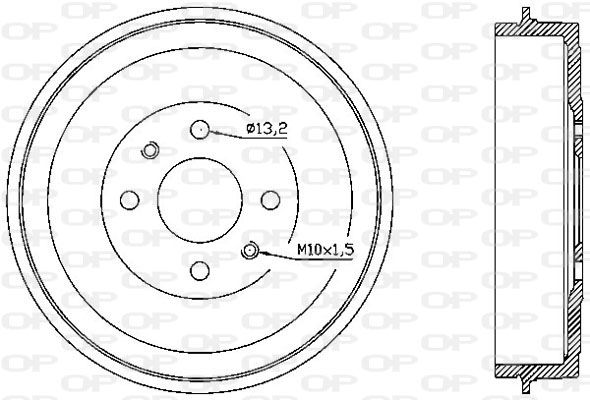 OPEN PARTS Jarrurumpu BAD9043.10